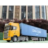 Model haszonjármű Scania konténeres nyerges vontató 1:50 kamion OEM - gyüjtőknek