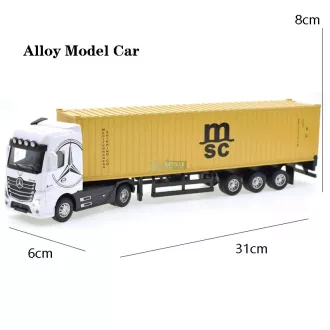   Model haszonjármű Mercedes-Benz Actros konténeres nyerges vontató 1:50 kamion OEM - gyüjtőknek