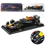 Bburago Prémium 1:24 modell 2023 F1 győztes Oracle Red Bull RB19 1 Max Verstappen - gyüjtőknek, vitrindobozban