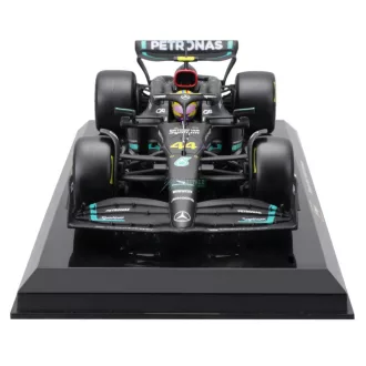   Bburago Prémium 1:24 modell 2023 F1 Mercedes-AMG Petronas W14 44 Lewis Hamilton  - gyüjtőknek, vitrindobozban