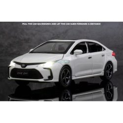   Fém autó modell 1:32 Toyota Corolla fehér gyüjtőknek OEM