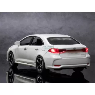   Fém autó modell 1:32 Toyota Corolla fehér gyüjtőknek OEM