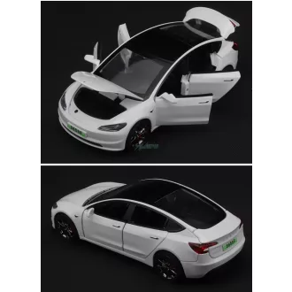Fém autó model 1:32 Tesla 3 - gyüjtőknek OEM