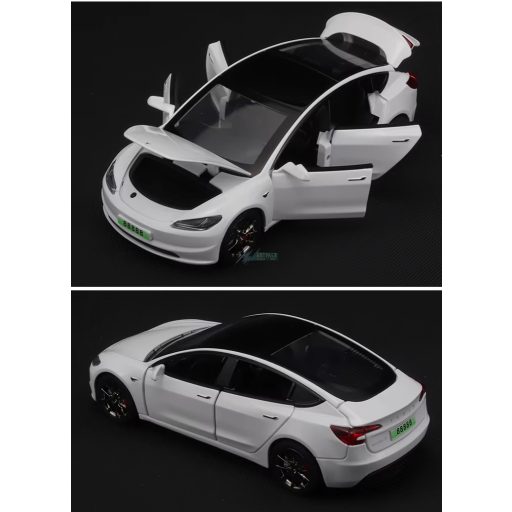 Fém autó model 1:32 Tesla 3 - gyüjtőknek OEM