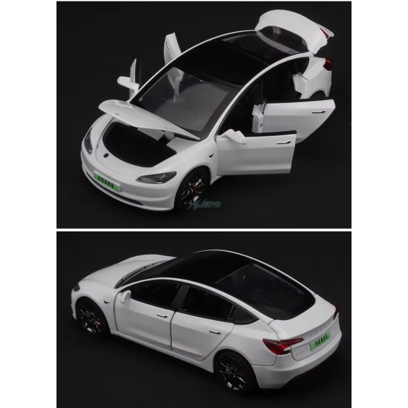 Fém autó model 1:32 Tesla 3 - gyüjtőknek OEM