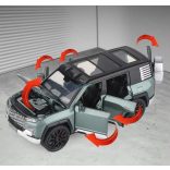 Fém autó model 1:32 BYD U8 YangWang SUV terepjáró - gyüjtőknek OEM zöld