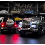 Fém autó model 1:32 BYD U8 YangWang SUV terepjáró - gyüjtőknek OEM zöld