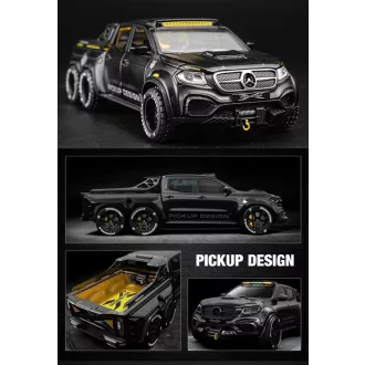   Fém autó model  1:28  Mercedes X-Monster Pickup - gyüjtőknek OEM