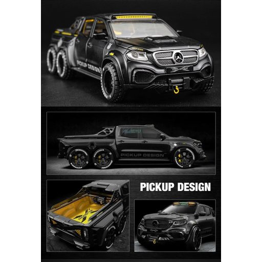 Fém autó model  1:28  Mercedes X-Monster Pickup - gyüjtőknek OEM