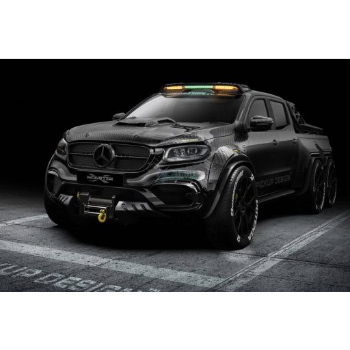 Fém autó model  1:28  Mercedes X-Monster Pickup - gyüjtőknek OEM