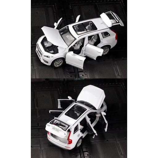 Fém autó model 1:32 Volvo XC90 fehér - rajongóknak, gyüjtőknek